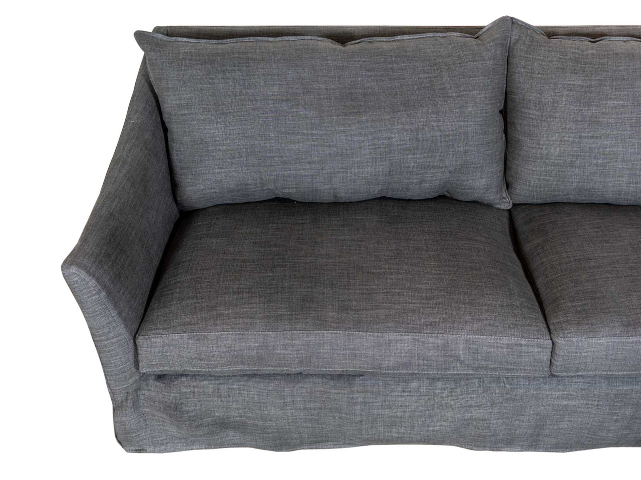 SLIPCOVERED LINEN SOFA REVIVAL HOME