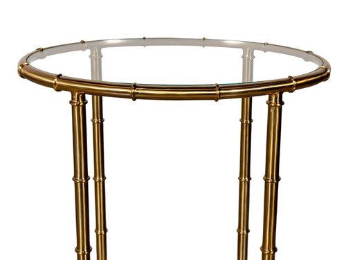 Brass Bamboo Table -  Canada