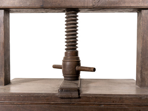 An oversized nineteenth century antique book press, mahogany and oak. for  sale online