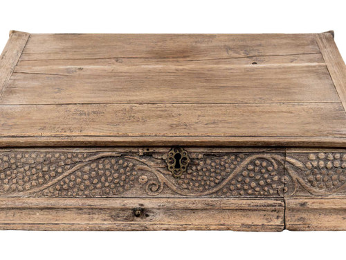 ANTIQUE WOODEN TABLETOP DESK - REVIVAL HOME