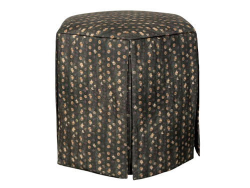 ELISABETH SKIRTED STOOL LINEN (DF)