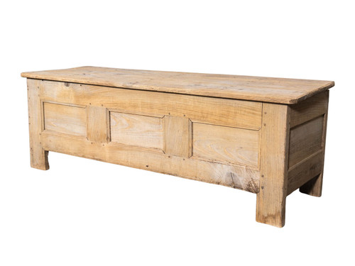 ANTIQUE PANELED TRUNK