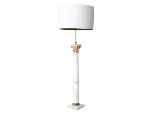 ANTIQUE COLUMN FLOOR LAMP II