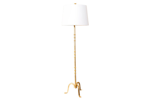 BLAKELY FLOOR LAMP GOLD LEAF