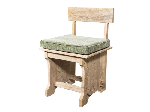 ANTIQUE OAK PLANK CHAIR I