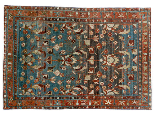 VINTAGE MALAYER RUG 4' x 5'10"