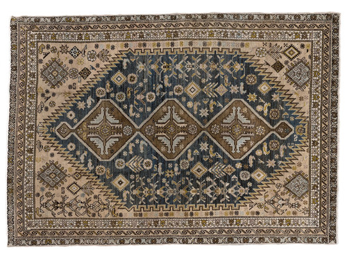VINTAGE MALAYER RUG 4'4" x 6'3