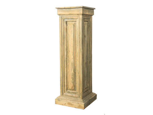 ANTIQUE WOOD PEDESTAL