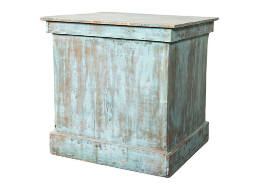 ANTIQUE PAINTED PEDESTAL I