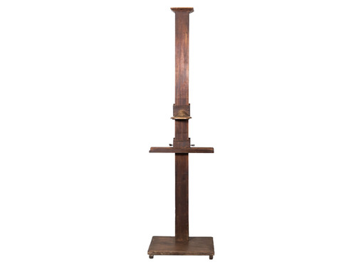 ANTIQUE TALL WOODEN ARTIST EASEL