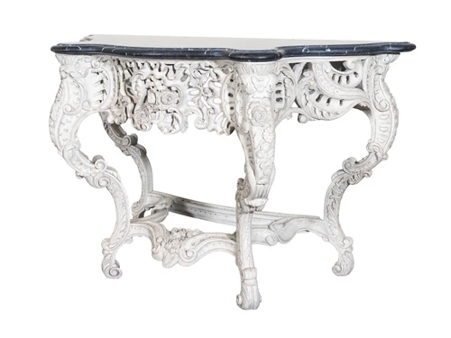 VICTOIRE CONSOLE TABLE BLANC
