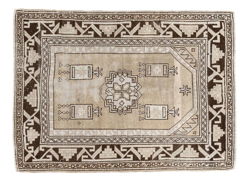 ANTIQUE ANATOLIAN RUG 3’5” x 4’8”