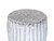 PLEATED GARDEN STOOL GREY