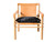 REDFORD LEATHER CHAIR SERENGETI BLACK