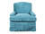 OXFORD SWIVEL CHAIR EDDINGTON TURQUOISE