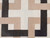 ALICIA IVORY & NATURAL HIDE RUG LARGE