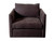 THIBAUT SWIVEL CLUB CHAIR CHOCOLATE BROWN (DF) THIBAUT SWIVEL CLUB CHAIR CHOCOLATE BROWN (DF)