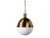 HICKS PENDANT LARGE BRASS