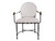 AMALFI ROUND BACK ARM CHAIR