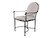 AMALFI ROUND BACK ARM CHAIR