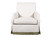 NORA SKIRTED SWIVEL CHAIR TAN NORA SKIRTED SWIVEL CHAIR TAN