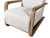 RHIMES LOUNGE CHAIR STONEWASH (D)