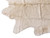 IVORY NATURAL COWHIDE 81.5" X 79.5"