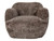 JUSTIN SWIVEL CHAIR TAUPE SHEARLING
