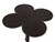 SILVANA IRON CLOVER SIDE TABLE