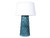 HURON TABLE LAMP BLUE GLAZE
