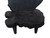 ORIN SCULPTURAL TEAK CHAIR EBONY