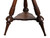 ANTIQUE ZEBRA TRIPOD TABLE