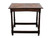 ANTIQUE STRETCHER BASE SIDE TABLE
