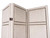 BRIENNE 3 PANEL SCREEN NATURAL