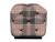 REMINGTON TUFTED OTTOMAN TOFFEE PLAID