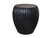 BRYOR FLUTED TABLE BLACK SUAR WOOD