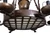 ANTIQUE IRON SNUFF CHANDELIER