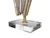 ANTIQUE SUNBURST LAMP SILVER LEAF