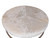 NIXSON ROUND OTTOMAN NATURAL HAIR ON HIDE LEATHER