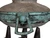 ANTIQUE BRONZE FLAME SCULPTURE