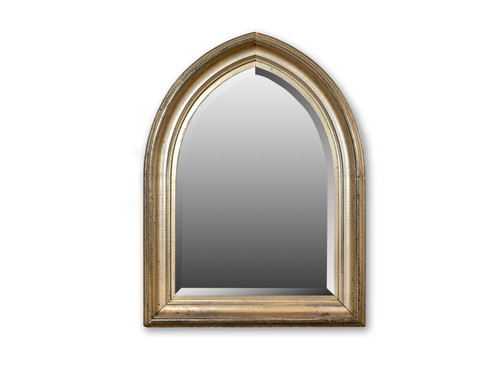 SALE!天使がついた大きな鏡＊ゴシック＊リメイクにも ANTIQUE ENGLISH GOTHIC MIRROR - REVIVAL HOME