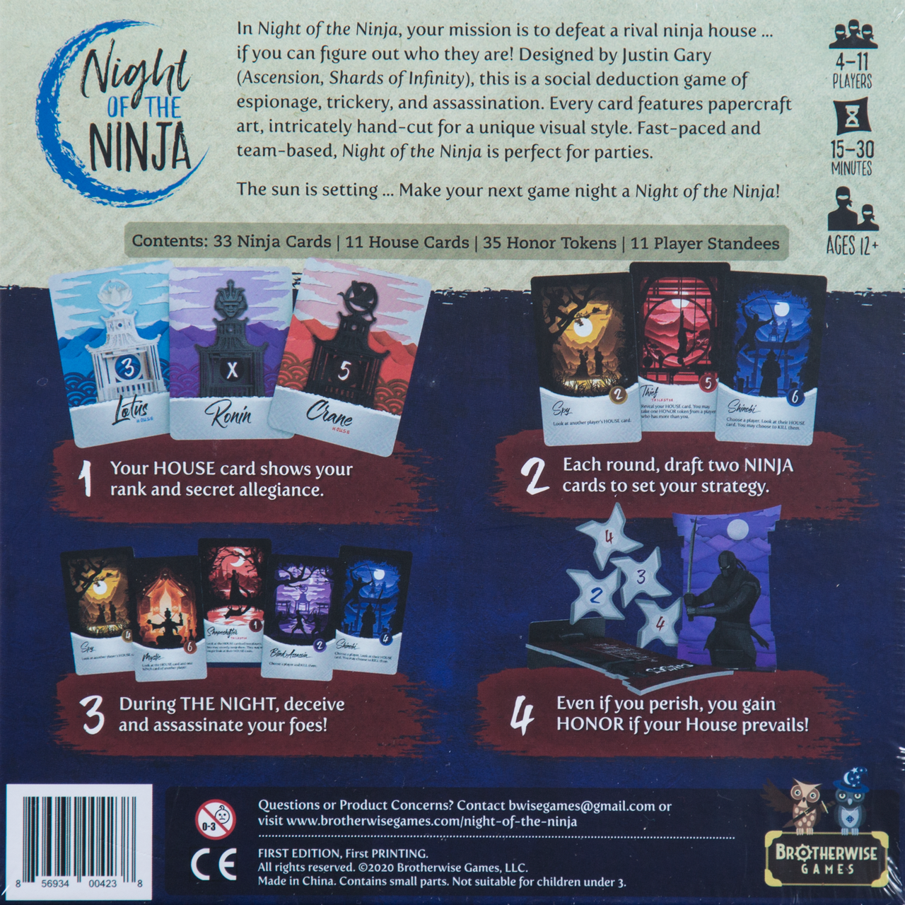 Night of the Ninja Review - Board Game Review