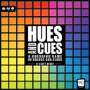 Buy Hues and Cues board game now from Boardgamist UK — a colourful party game where players describe and guess colours using words alone.