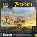 7 Wonders Second Edition back of the box - buy the 3-7 player card game from Out of Town Games