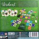 Verdant Kickstarter Edition back of the box, buy the puzzle pattern matching board game from OOT Games