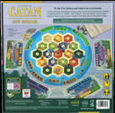 Back of the box of Catan New Energies – buy now from Boardgamist