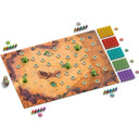 Board game set up for ‘Through the Desert’ – buy now from Boardgamist.