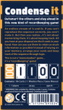 Back of the box of Compress – buy now from Boardgamist.