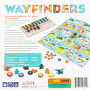 Wayfinders board game back of the box, buy from Out of Town Games
