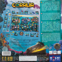 Back of the box of Coralia - Buy family board games from Out of Town Games